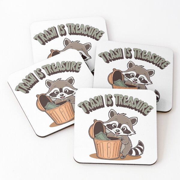 Item preview, Trash Is Treasure Raccoon T-Shirt | Funny Retro Cute Chaos Graphic Tee designed and sold by DmaarGroup.