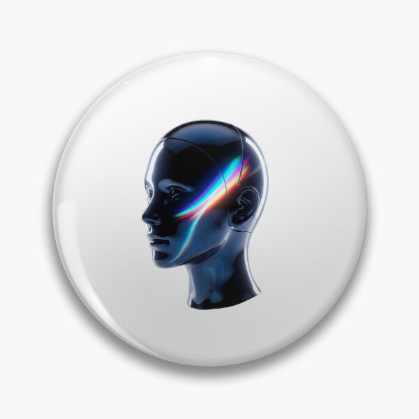 Item preview, Female Head (Glossy Neon Portrait) designed and sold by amrhucien.