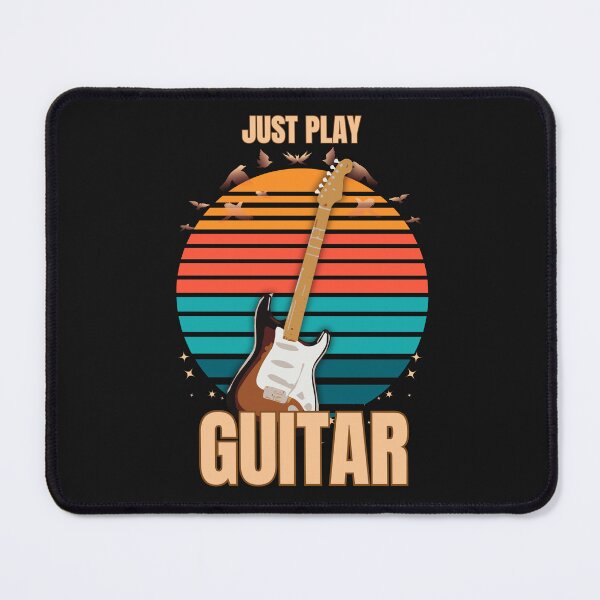Item preview, Just Play Guitar – Retro Guitar Design designed and sold by Joyful-Pixel.