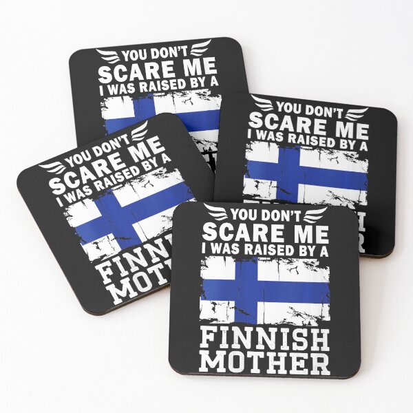 Item preview, Raised by a Finnish Mother Funny Finland Flag  designed and sold by zamiokaline.