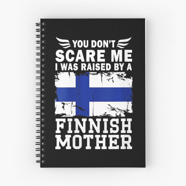 Artikelvorschau, Aufgezogen von einer finnischen Mutter – Lustige Finnland-Flagge entworfen und verkauft von zamiokaline.