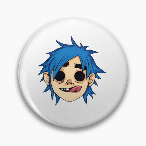 Item preview, Blue Hair Cartoon Singer Portrait designed and sold by  The Midnight Library - Book Lover Gifts & Kindle Accessories.