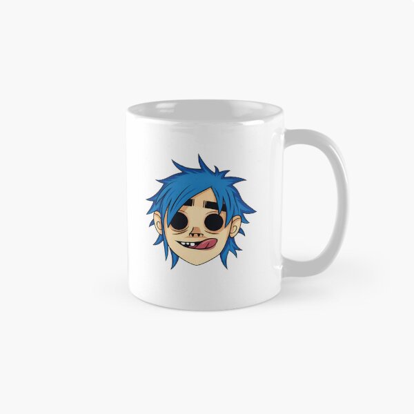 Item preview, Blue Hair Cartoon Singer Portrait designed and sold by  The Midnight Library - Book Lover Gifts & Kindle Accessories.