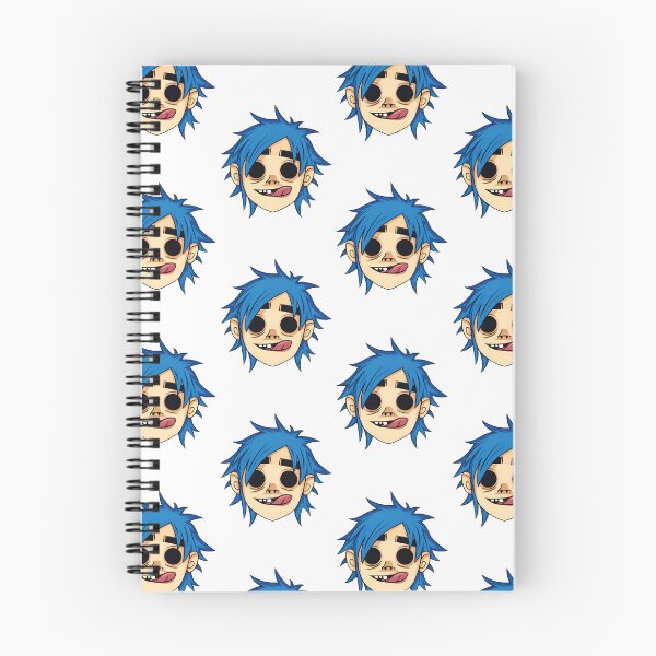 Item preview, Blue Hair Cartoon Singer Portrait designed and sold by  The Midnight Library - Book Lover Gifts & Kindle Accessories.