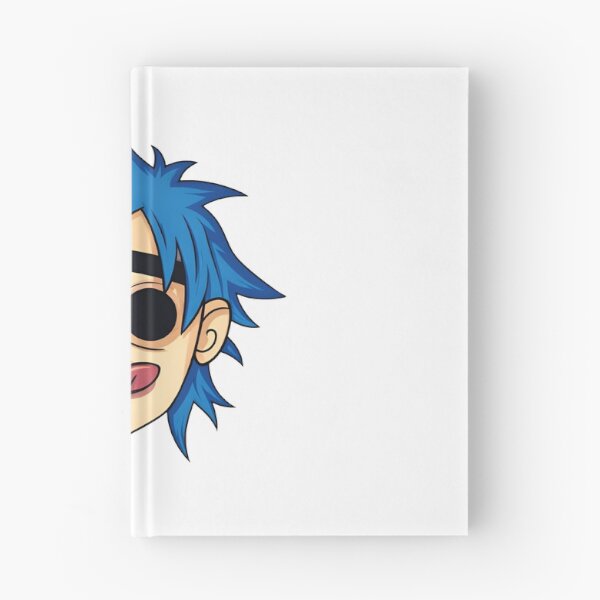 Item preview, Blue Hair Cartoon Singer Portrait designed and sold by  The Midnight Library - Book Lover Gifts & Kindle Accessories.
