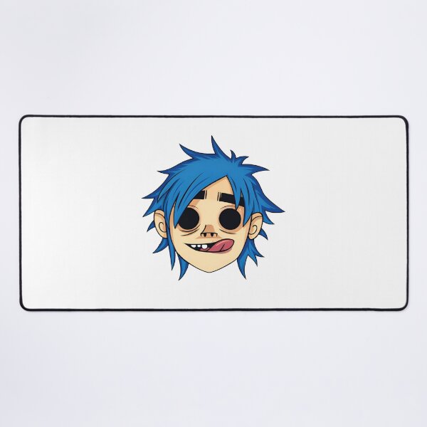 Item preview, Blue Hair Cartoon Singer Portrait designed and sold by  The Midnight Library - Book Lover Gifts & Kindle Accessories.