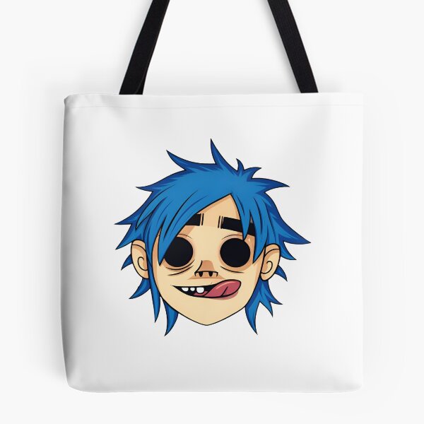 Item preview, Blue Hair Cartoon Singer Portrait designed and sold by  The Midnight Library - Book Lover Gifts & Kindle Accessories.