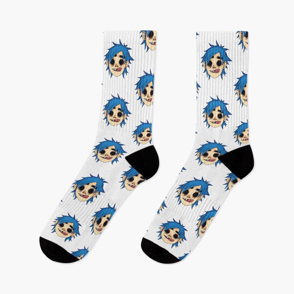 Item preview, Blue Hair Cartoon Singer Portrait designed and sold by  The Midnight Library - Book Lover Gifts & Kindle Accessories.