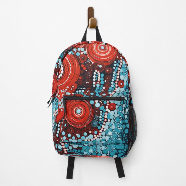 Item preview, Aboriginal Inspired Dot Art - Lava Circles and Bubbles designed and sold by GrinGalore.
