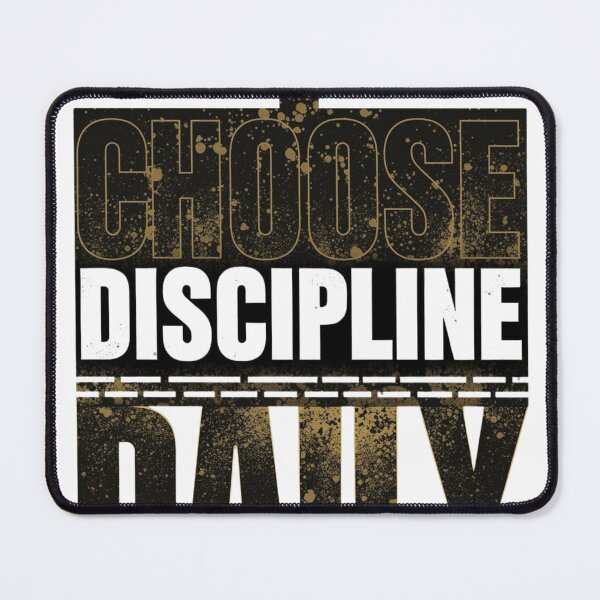 Item preview, I Choose Daily Discipline – Motivation for Consistency & Success Apparel designed and sold by guchieworldcollection.