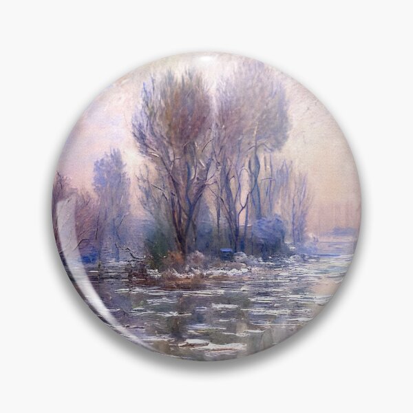 Item preview, Ice Floes, Misty Morning: Drifting Sheets of Ice designed and sold by artdesignsnow.