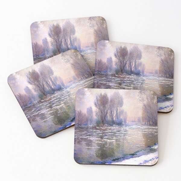 Item preview, Ice Floes, Misty Morning: Drifting Sheets of Ice designed and sold by artdesignsnow.