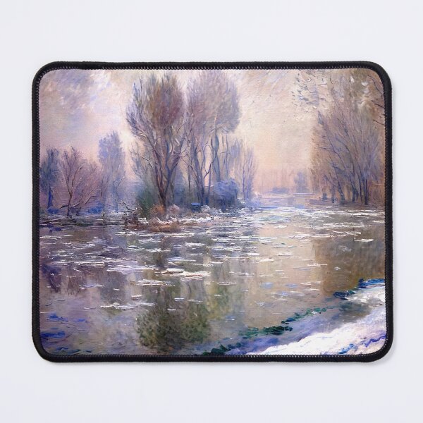 Item preview, Ice Floes, Misty Morning: Drifting Sheets of Ice designed and sold by artdesignsnow.