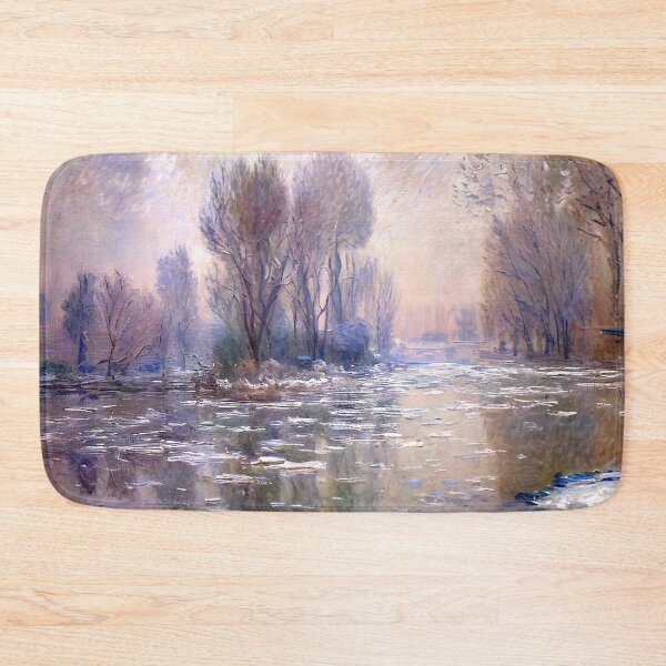 Item preview, Ice Floes, Misty Morning: Drifting Sheets of Ice designed and sold by artdesignsnow.