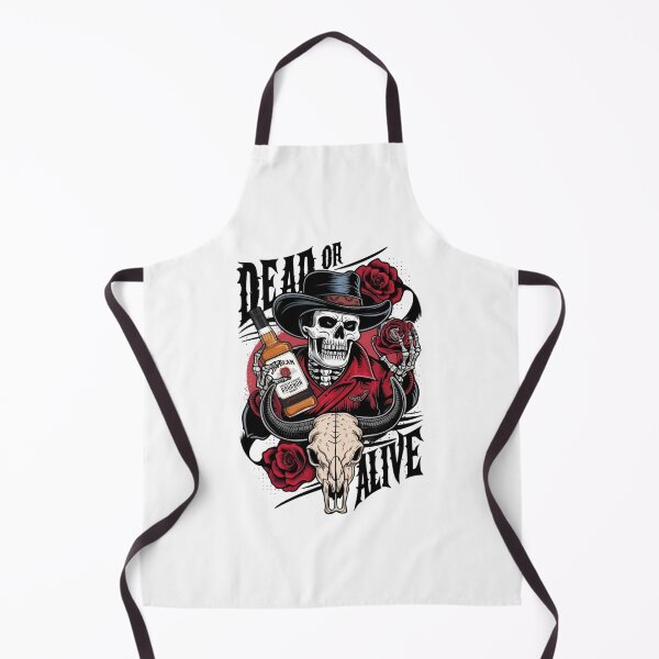 Item preview, Skeleton Cowboy with Jim Beam & Roses - Wild West Gothic Art designed and sold by The Midnight Library - Book Lover Gifts & Kindle Accessories.