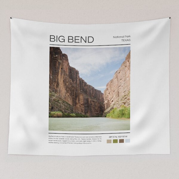 Item preview, Big Bend National Park - Texas  designed and sold by StudioRedKoala.