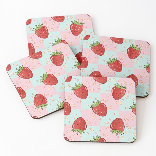 Item preview, Sweet Cartoon Strawberry Delight Pattern designed and sold by tviyluv.