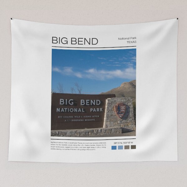 Item preview, Big Bend National Park - Texas  designed and sold by StudioRedKoala.