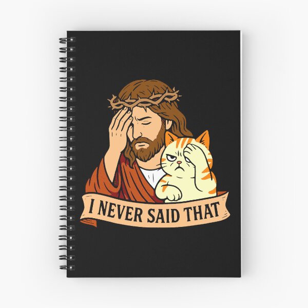 Item preview, Jesus Never Said That Grumpy Cat designed and sold by plushism.