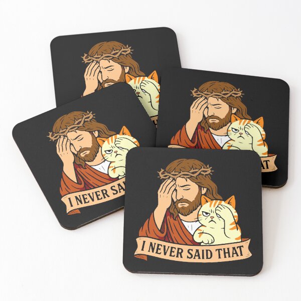 Item preview, Jesus Never Said That Grumpy Cat designed and sold by plushism.