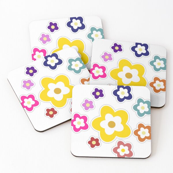 Item preview, colorful flower sticker pack . designed and sold by rodiastore.
