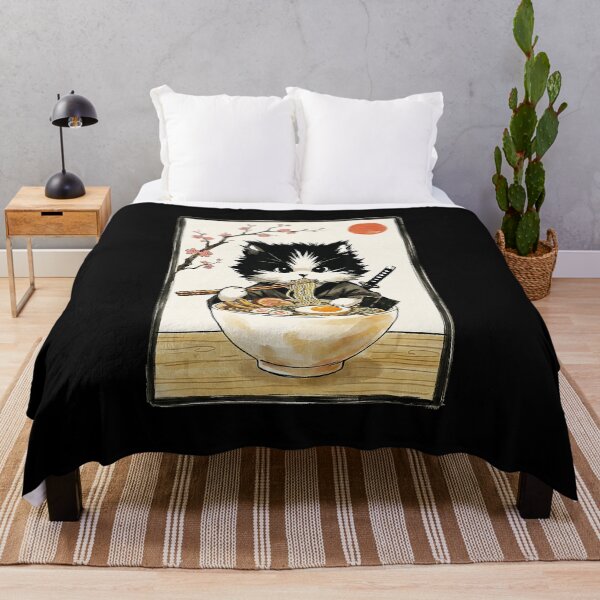 Item preview, Samurai Cat Ramen Kawaii Japanese designed and sold by titanlevi.