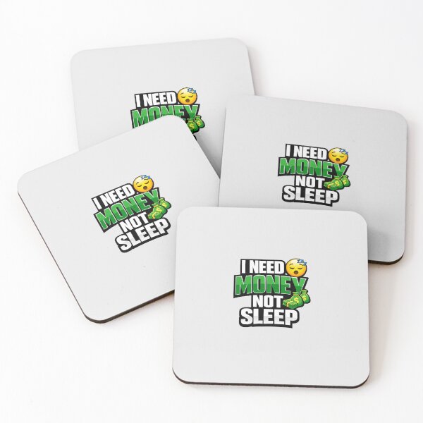 Item preview, Funny Meme I Need Money Not Sleep Quote Design designed and sold by 1TruthMatrix.