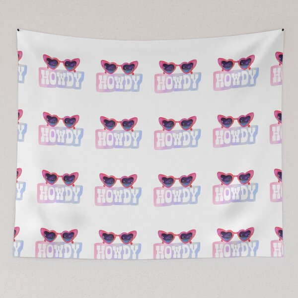 Item preview, Howdy Aesthetic – Cute Heart Sunglasses Retro Sticker designed and sold by MusePaletteCo.