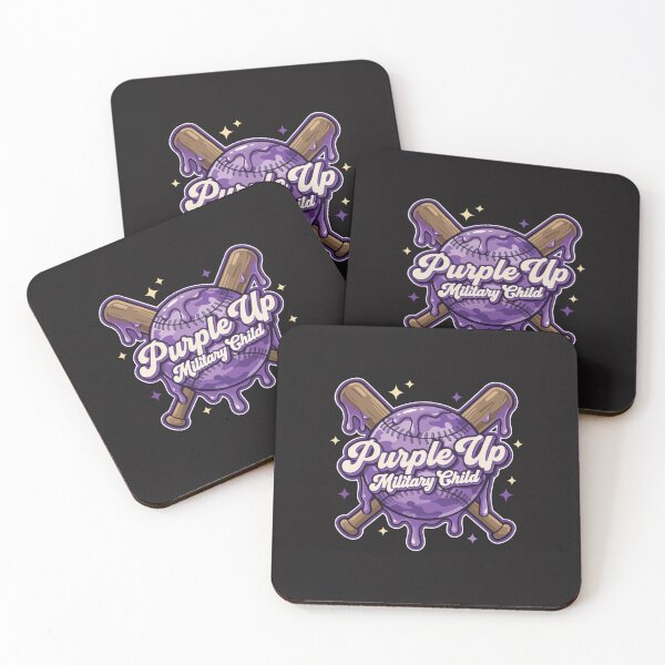 Item preview, Purple Up Military Child Baseball Drip Kids Boys April Awareness designed and sold by kiralynstration.