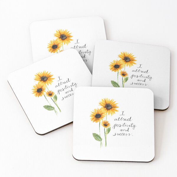 Item preview, I attract positivity and success sunflowers. designed and sold by uunaa.