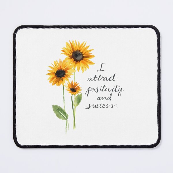 Item preview, I attract positivity and success sunflowers. designed and sold by uunaa.
