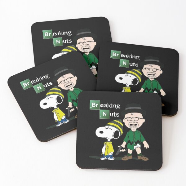 Item preview, Breaking Nuts - Charlie White and Snoopy Pinkman Mashup designed and sold by  The Midnight Library - Book Lover Gifts & Kindle Accessories.