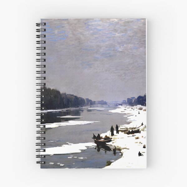 Item preview, Ice Floes on the Seine at Bougival designed and sold by artdesignsnow.