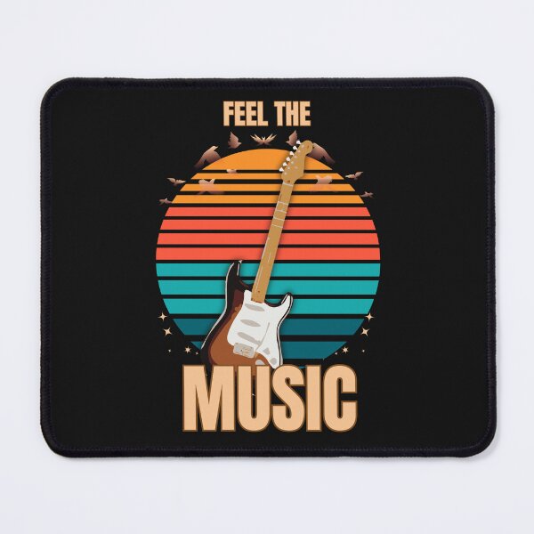 Item preview, Feel The Music – Retro Guitar Design designed and sold by Joyful-Pixel.