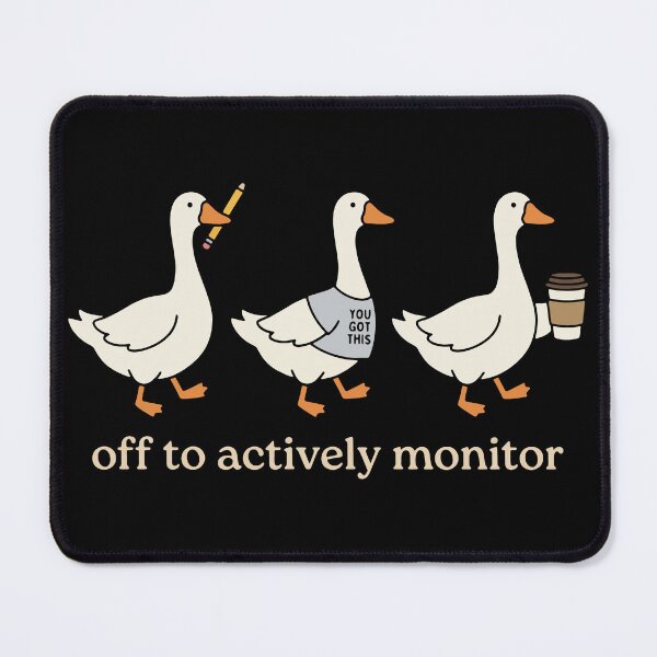 Item preview, Off To Actively Monitor Walking Goose Trio Pencil Coffee You Got This Teacher designed and sold by graphixpolash.