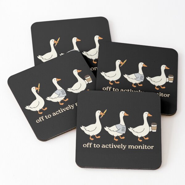 Item preview, Off To Actively Monitor Walking Goose Trio Pencil Coffee You Got This Teacher  designed and sold by graphixpolash.