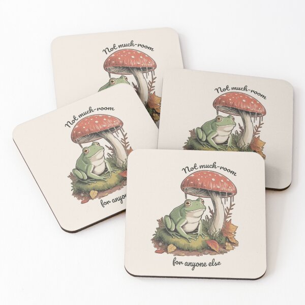 Item preview, Not Much-room For Anyone Else | Funny Introvert Frog Pun designed and sold by AlexandraSand.