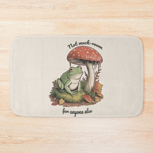 Item preview, Not Much-room For Anyone Else | Funny Introvert Frog Pun designed and sold by AlexandraSand.