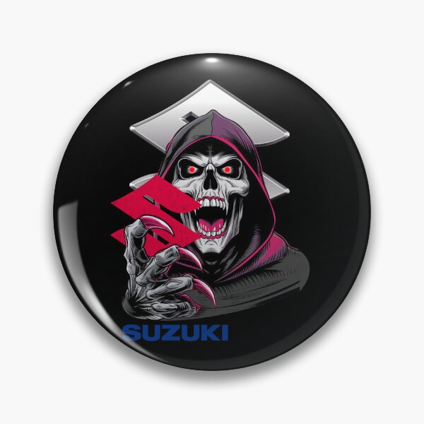 Item preview, Suzuki Grim Reaper - Dark Biker Edition designed and sold by  The Midnight Library - Book Lover Gifts & Kindle Accessories.