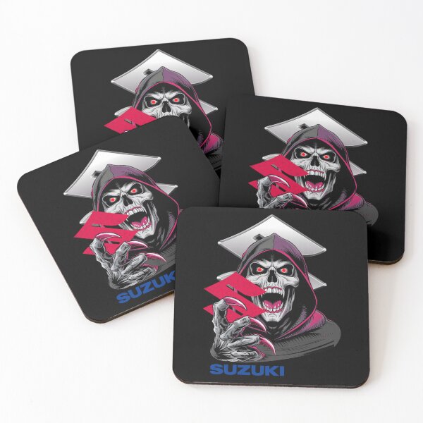 Item preview, Suzuki Grim Reaper - Dark Biker Edition designed and sold by  The Midnight Library - Book Lover Gifts & Kindle Accessories.