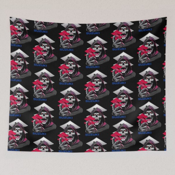 Item preview, Suzuki Grim Reaper - Dark Biker Edition designed and sold by  The Midnight Library - Book Lover Gifts & Kindle Accessories.