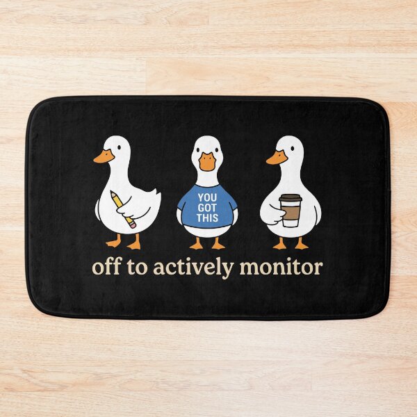 Item preview, Off To Actively Monitor Blue Shirt Duck Trio Pencil Coffee You Got This Teacher designed and sold by graphixpolash.