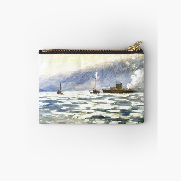 Item preview, The Ice-Locked Port at Villez designed and sold by artdesignsnow.