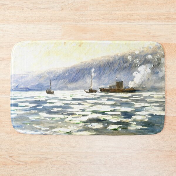 Item preview, The Ice-Locked Port at Villez designed and sold by artdesignsnow.