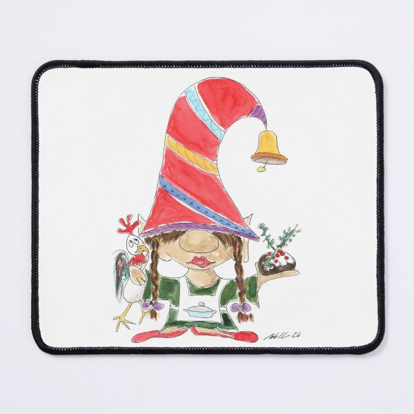 Item preview, Christmas, Wichtel Girl Cook, Weihnachten, Wichtelmädchen Weihnachtskoch designed and sold by Anke‘s Bazaar.