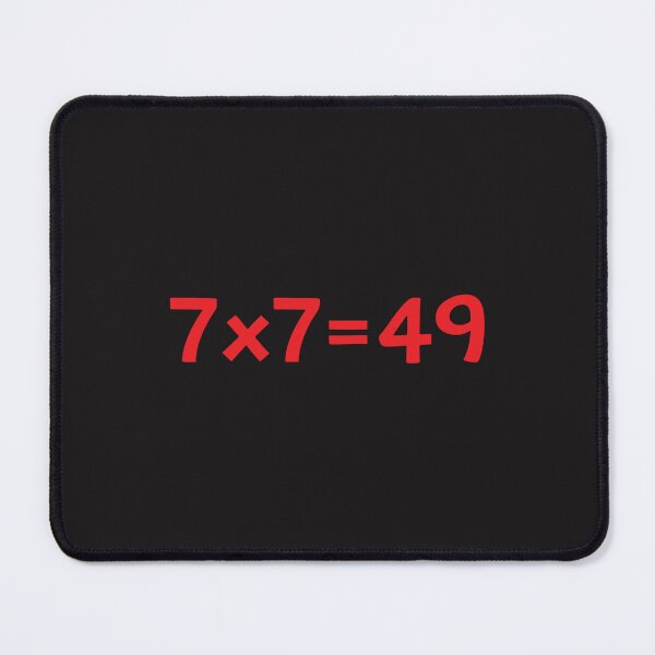 Item preview, 7x7=49 Meme Funny Math Joke Viral Gen Alpha Kids Humor designed and sold by kiralynstration.