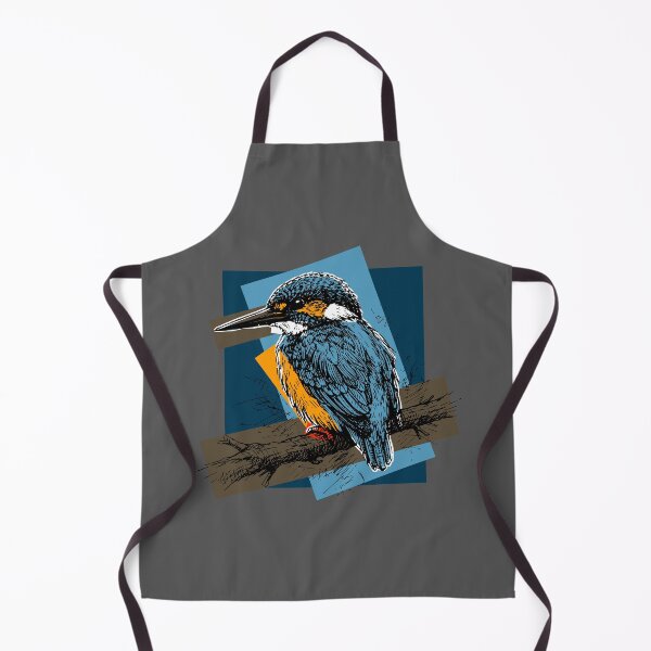 Item preview, Geometric Kingfisher Burst – Bold Nature Illustration designed and sold by PrimitiveTees.