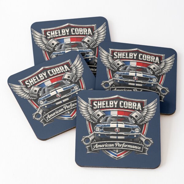 Item preview, Shelby Cobra American Muscle Car Emblem designed and sold by Retro Arabica.