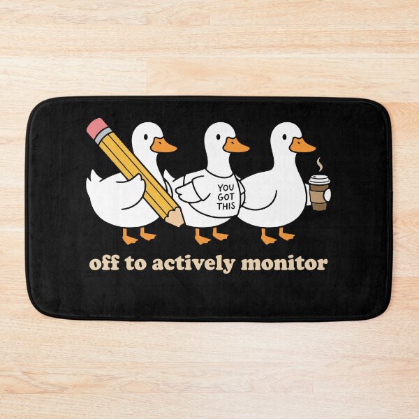 Item preview, Off To Actively Monitor Big Pencil Duck Trio Hot Coffee You Got This Funny Teacher designed and sold by graphixpolash.