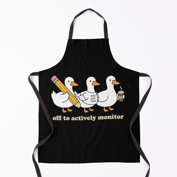 Item preview, Off To Actively Monitor Big Pencil Duck Trio Hot Coffee You Got This Funny Teacher designed and sold by graphixpolash.
